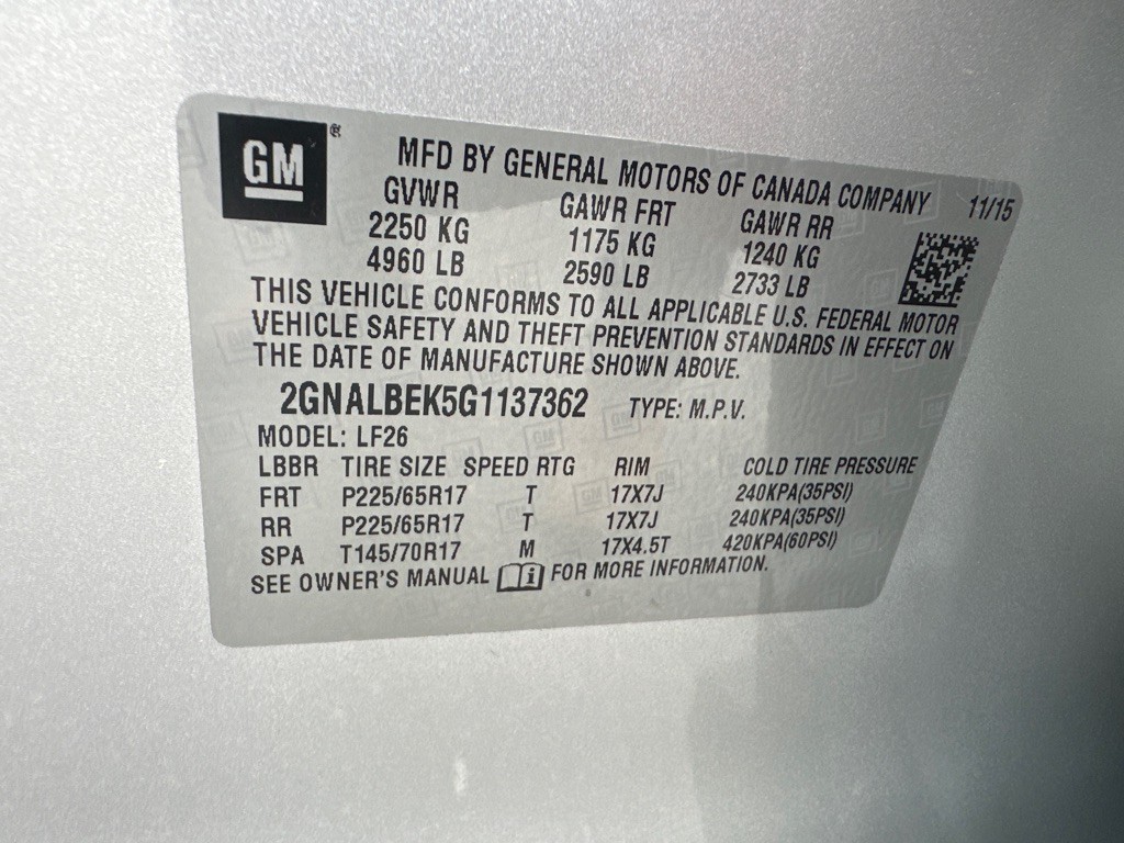 2016 Chevrolet Equinox Image 25