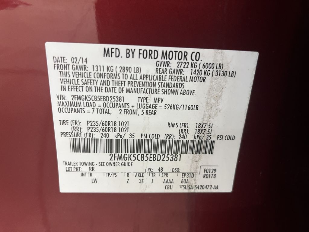2014 Ford Flex Image 26