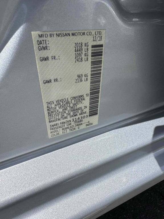 2019 Nissan Altima Image 24