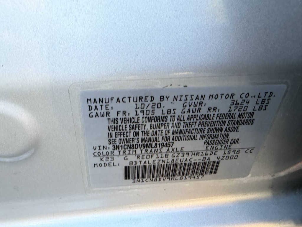 2021 Nissan Versa Image 19