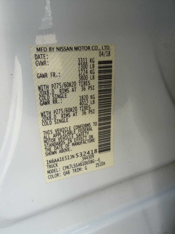 2018 Nissan Titan Image 17