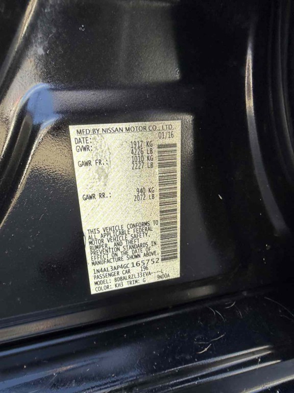2016 Nissan Altima Image 17