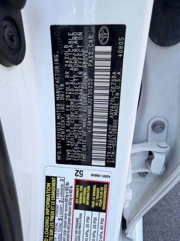 2018 Toyota Camry Image 20