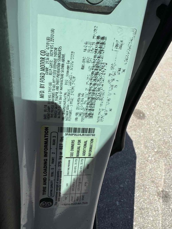 2018 Ford Fusion Image 22