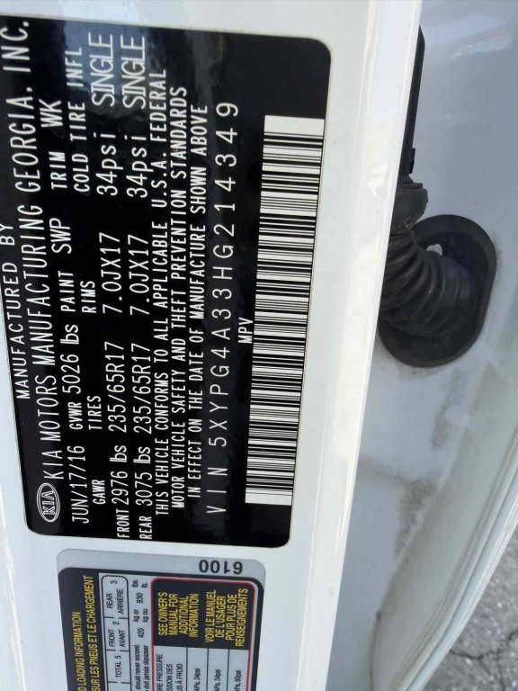 2017 Kia Sorento Image 21