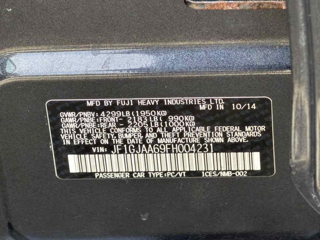 2015 Subaru Impreza Image 19