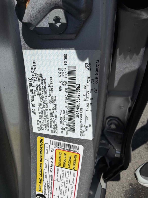 2014 Ford Fusion Image 19