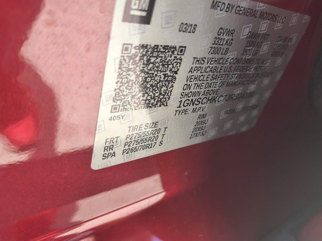 2018 Chevrolet Suburban Image 36