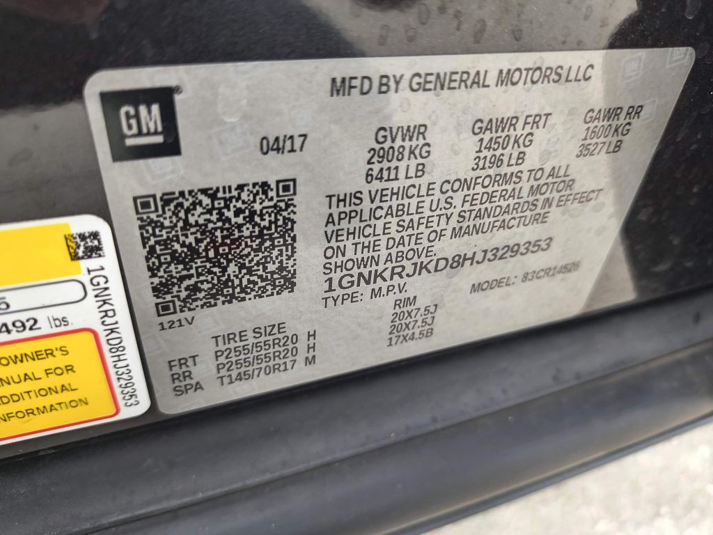 2017 Chevrolet Traverse Image 36