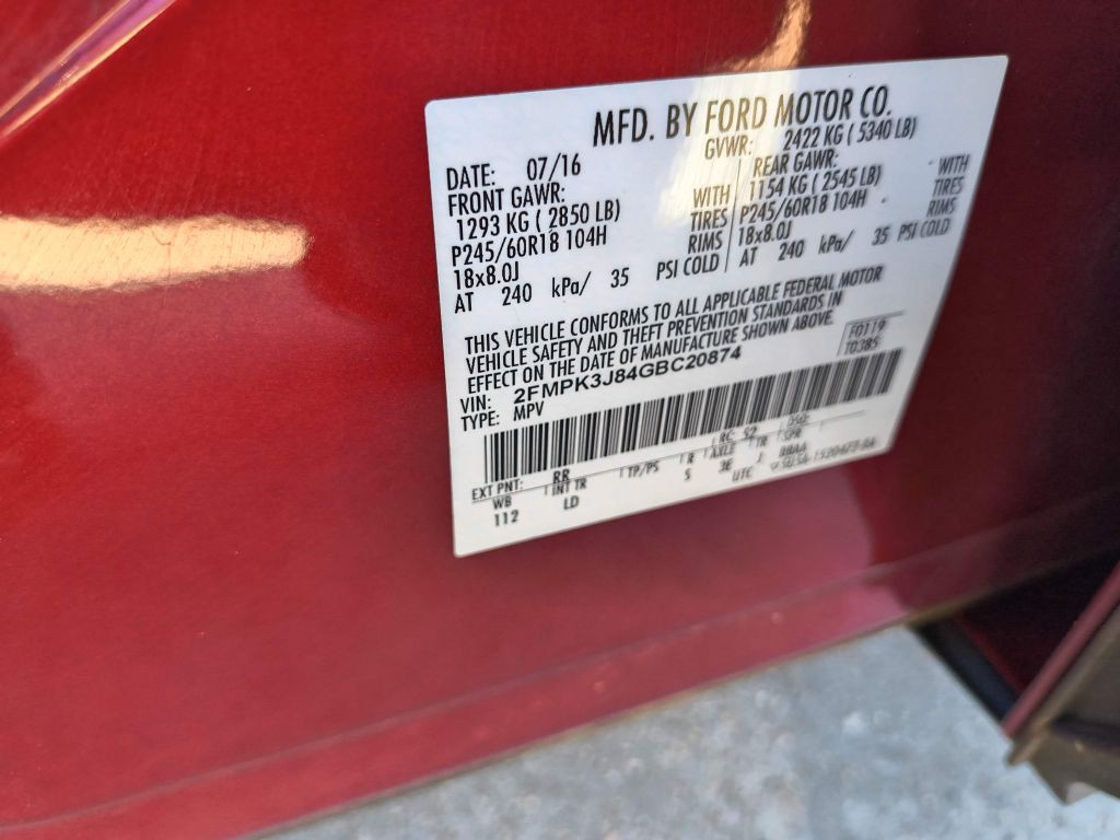 2016 Ford Edge Image 28