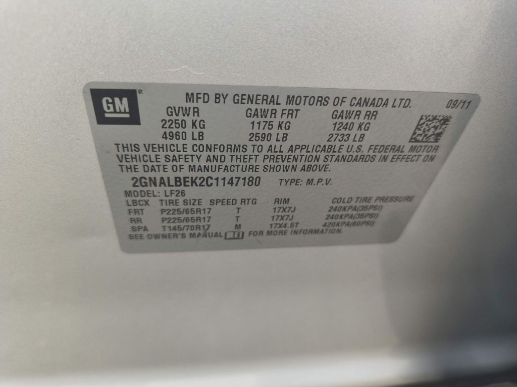 2012 Chevrolet Equinox Image 28