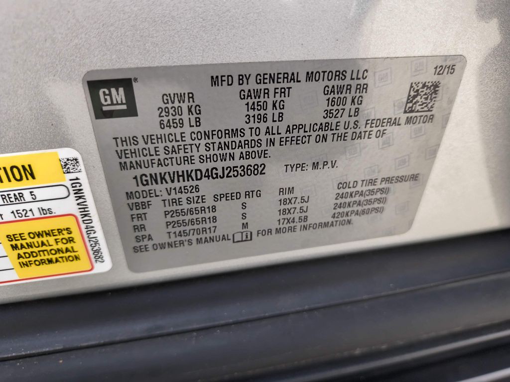 2016 Chevrolet Traverse Image 31