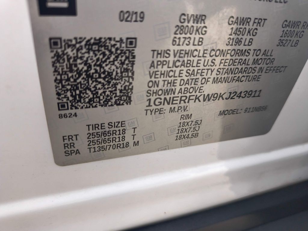 2019 Chevrolet Traverse Image 27