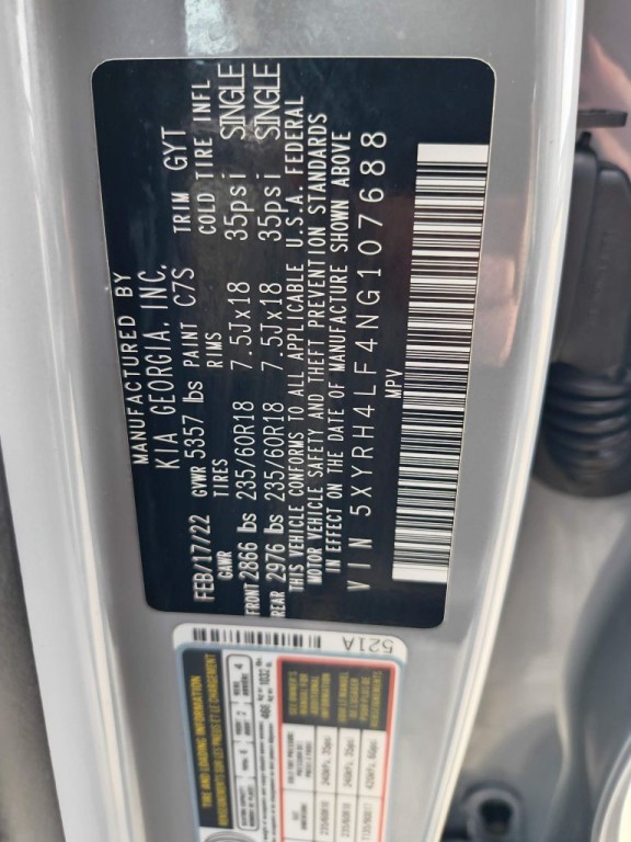 2022 Kia Sorento Image 33