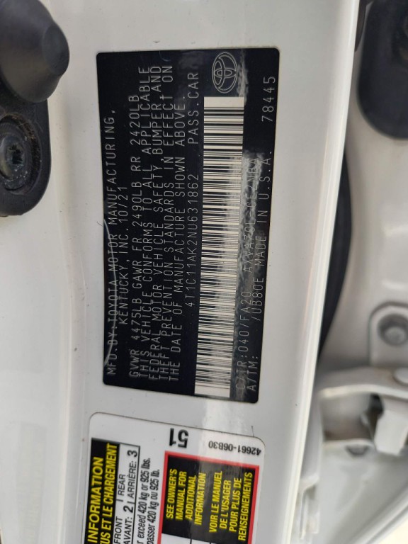 2022 Toyota Camry Image 28