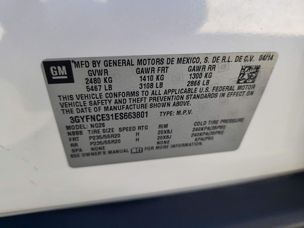 2014 Cadillac SRX Image 31