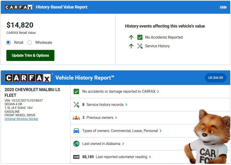 2020 Chevrolet Malibu Image 20