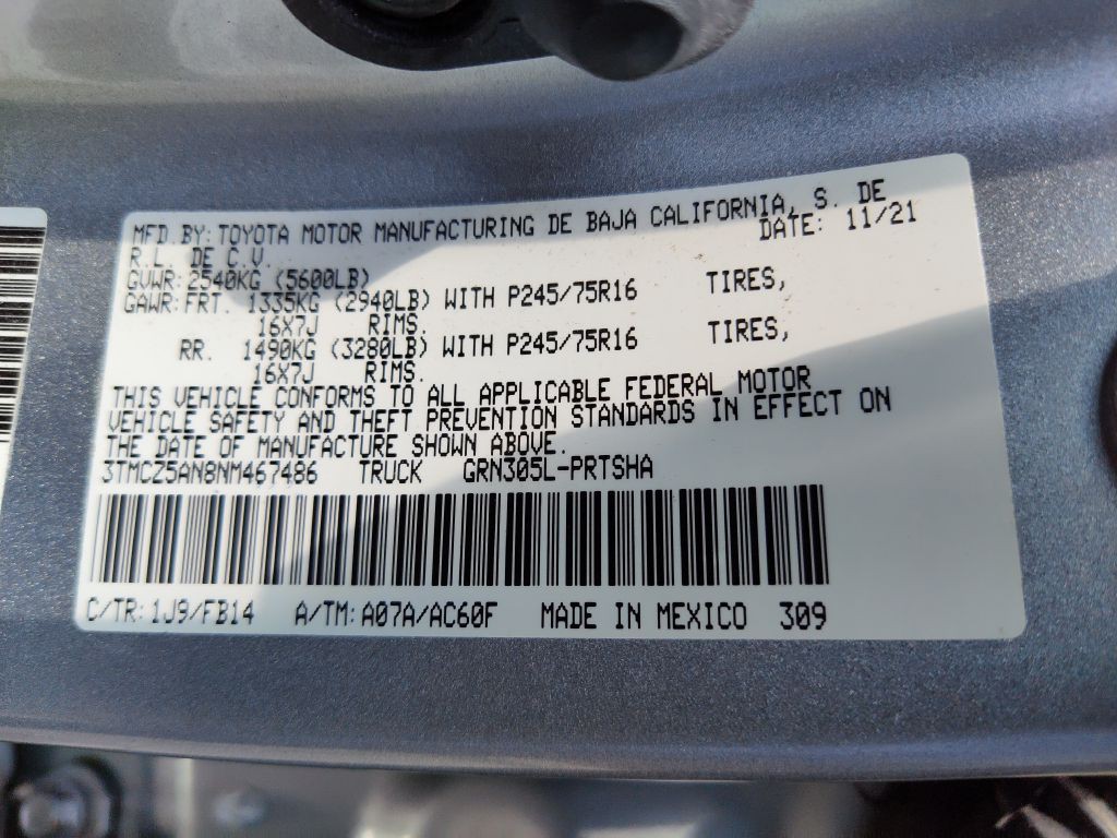 2022 Toyota Tacoma Image 32