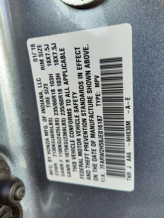 2018 Honda CR-V Image 30