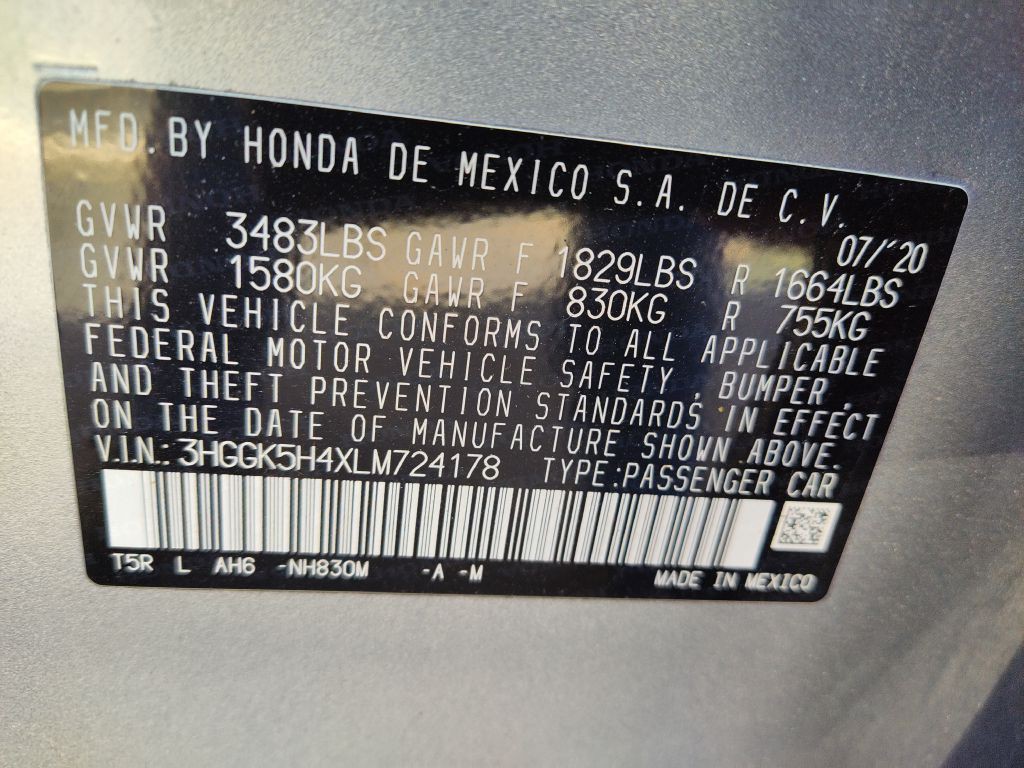 2020 Honda Fit Image 28