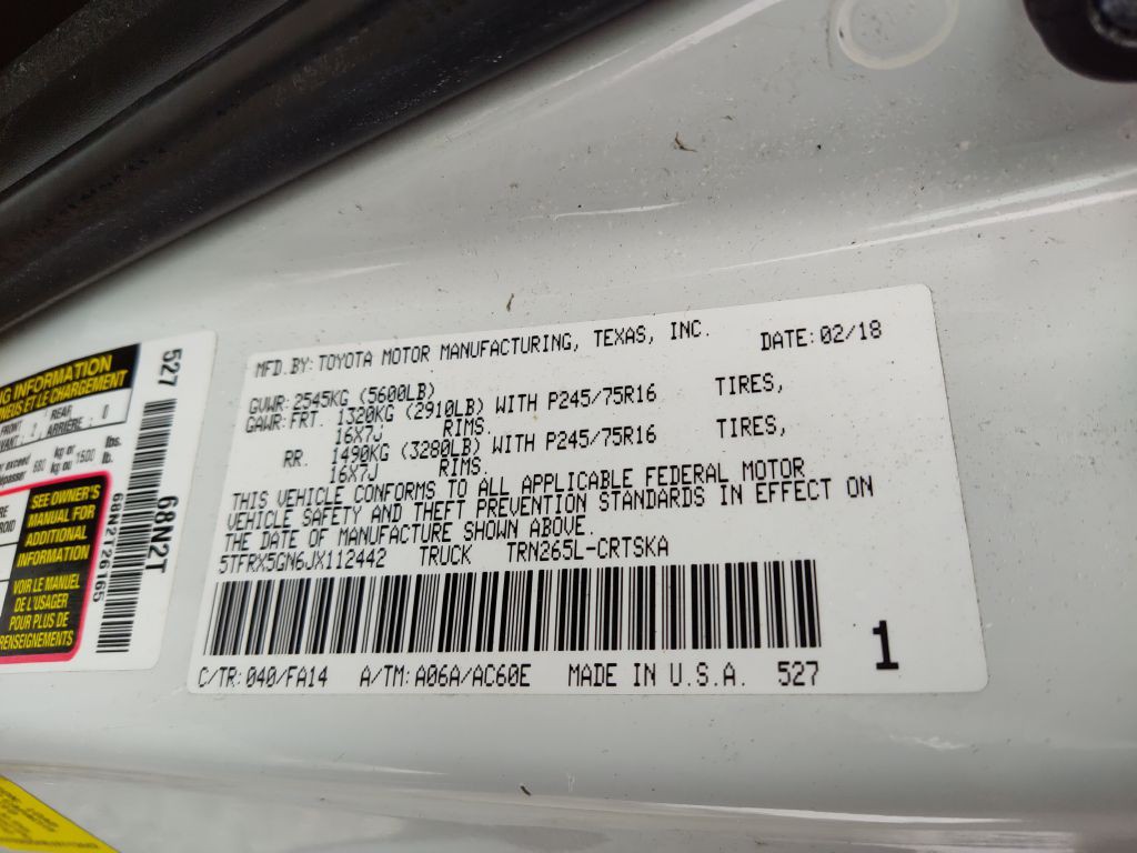 2018 Toyota Tacoma Image 30