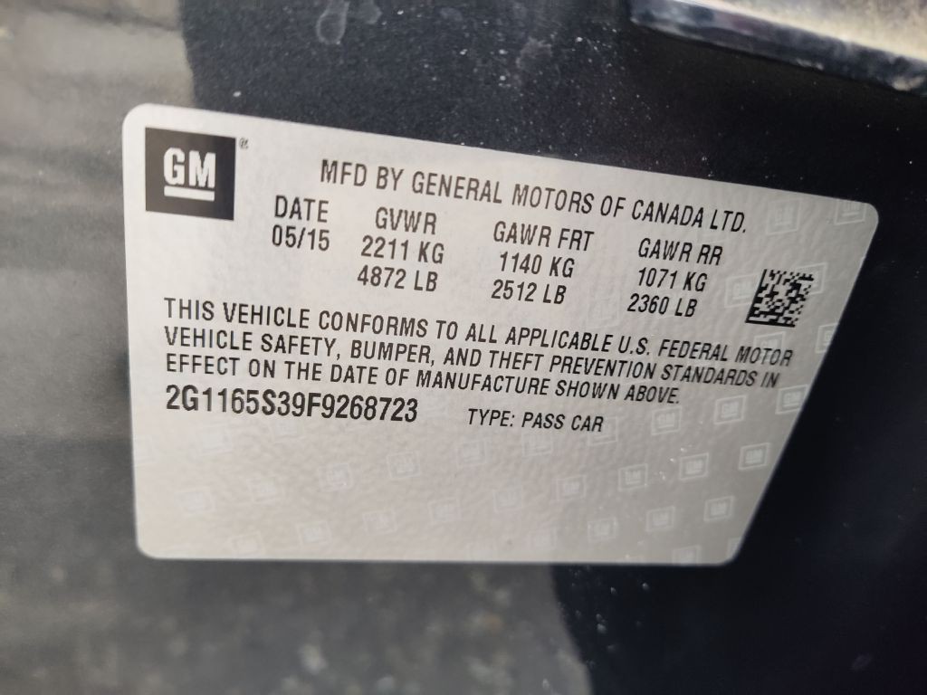 2015 Chevrolet Impala Image 36