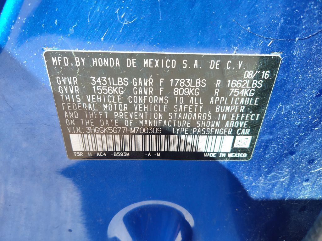 2017 Honda Fit Image 32