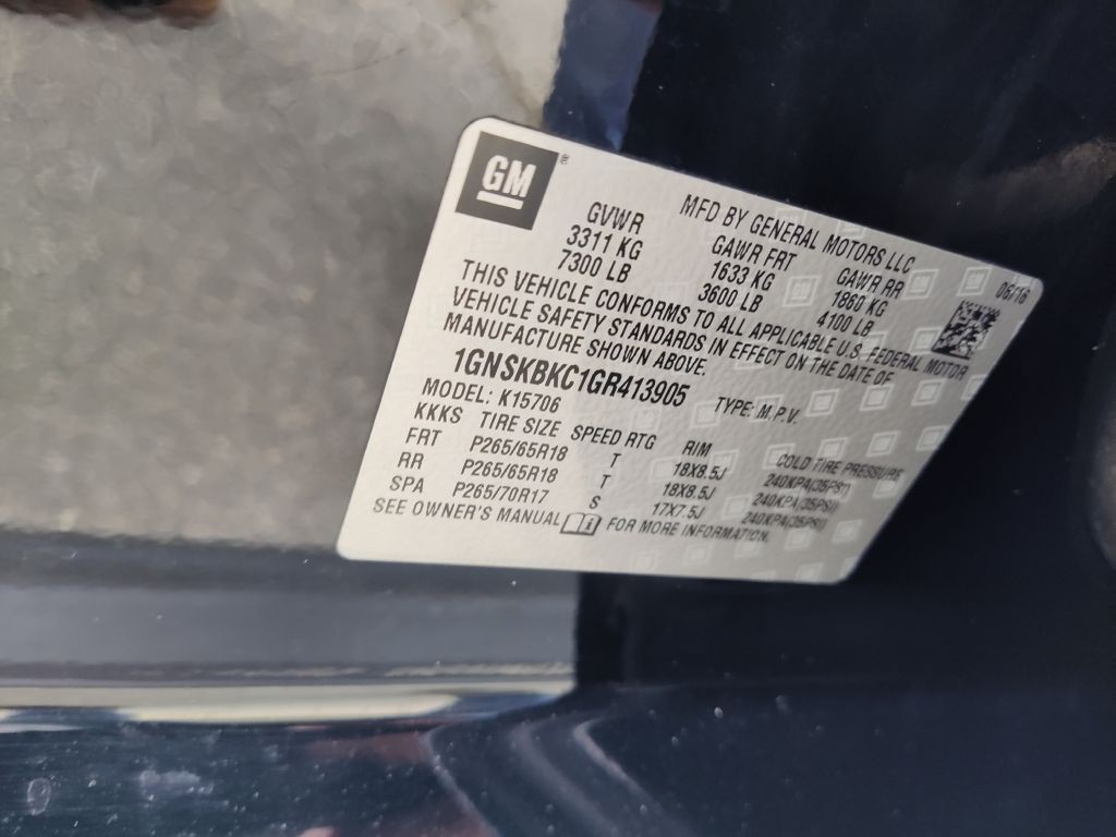 2016 Chevrolet Tahoe Image 32