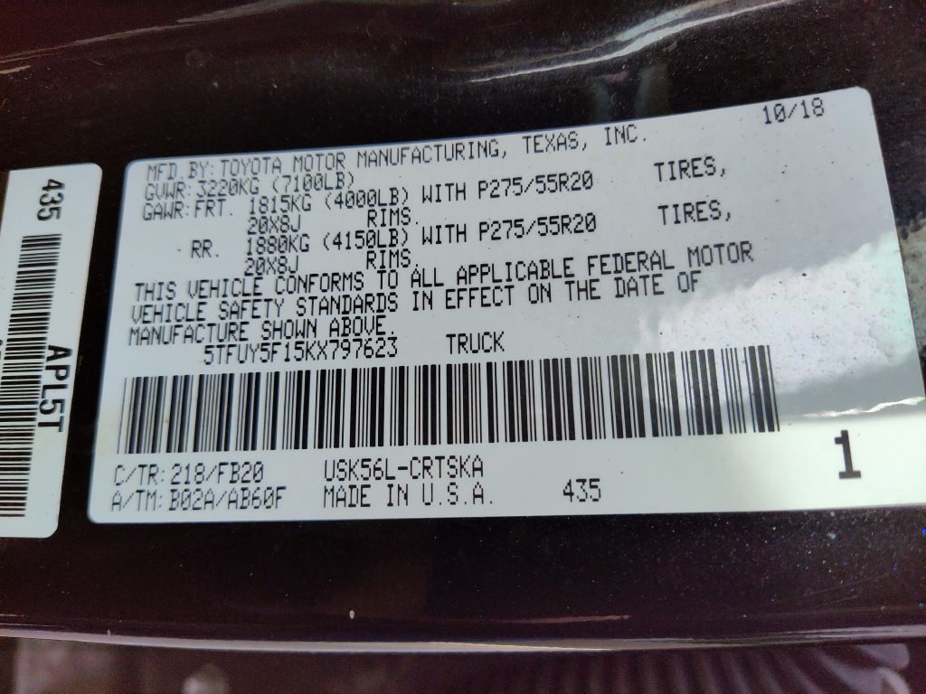 2019 Toyota Tundra Image 34