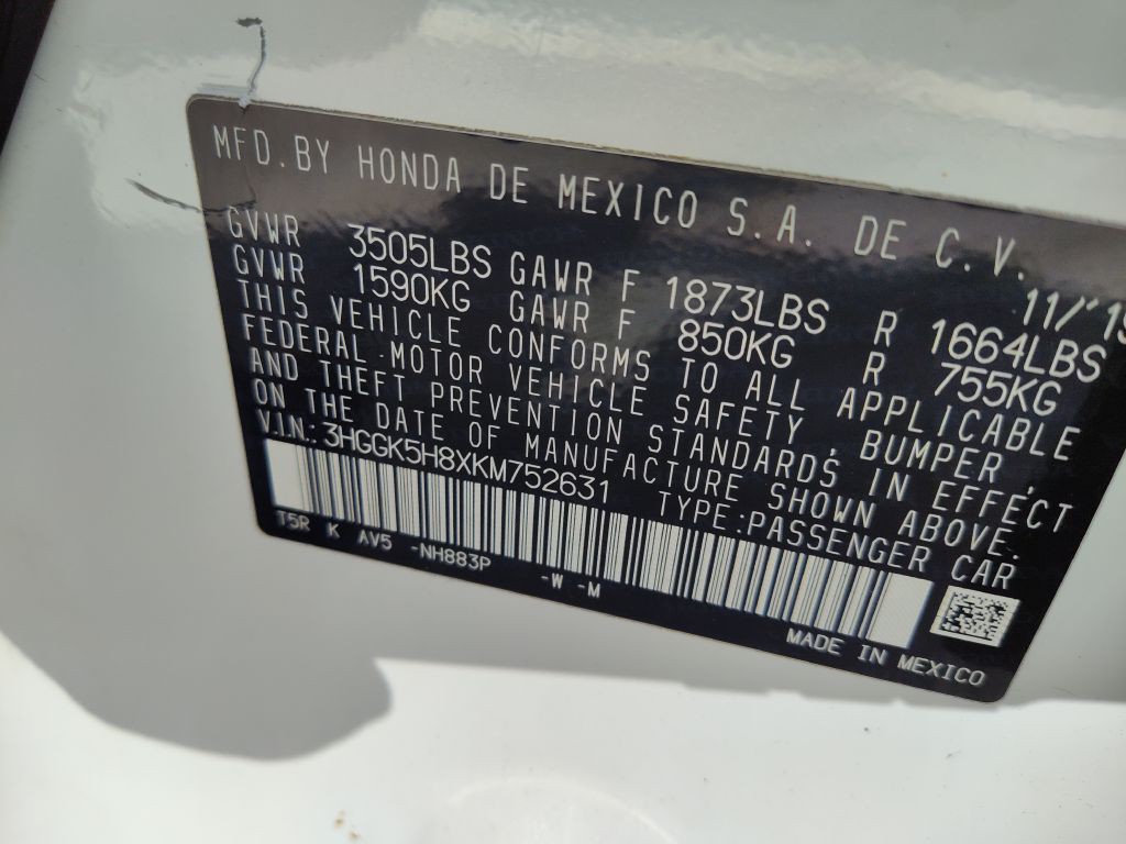 2019 Honda Fit Image 34