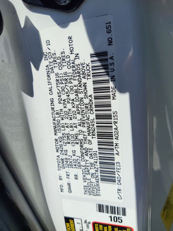 2010 Toyota Tacoma Image 30