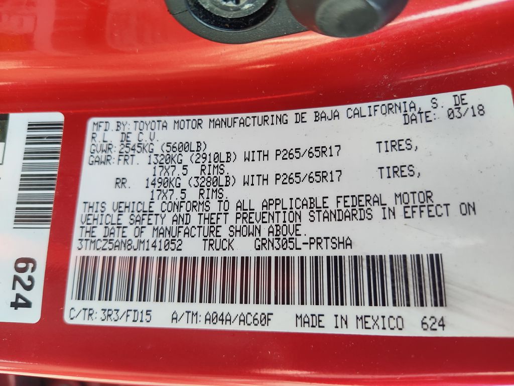 2018 Toyota Tacoma Image 35