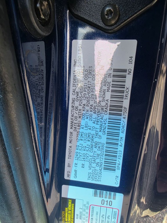 2007 Toyota Tacoma Image 34