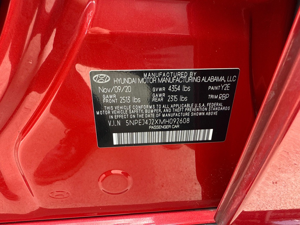 2021 Hyundai Sonata Image 9