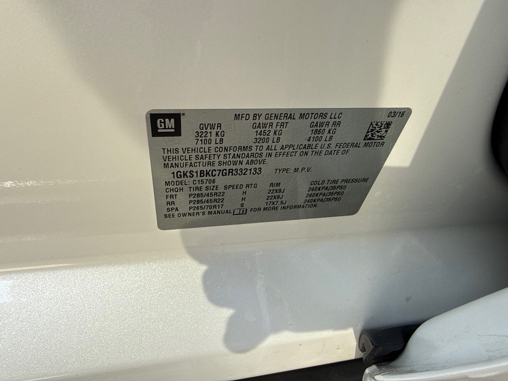 2016 GMC Yukon Image 10