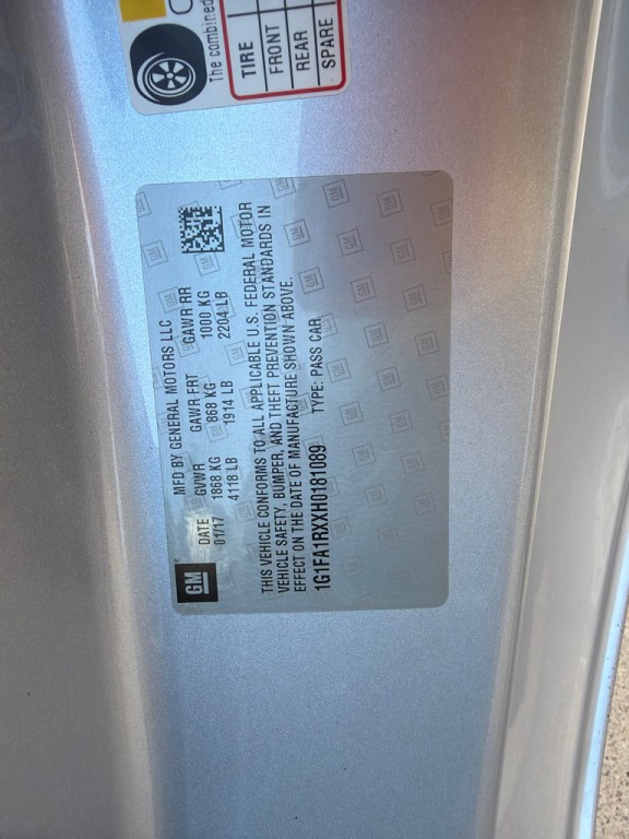 2017 Chevrolet Camaro Image 9