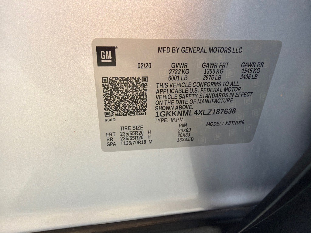 2020 GMC Acadia Image 10