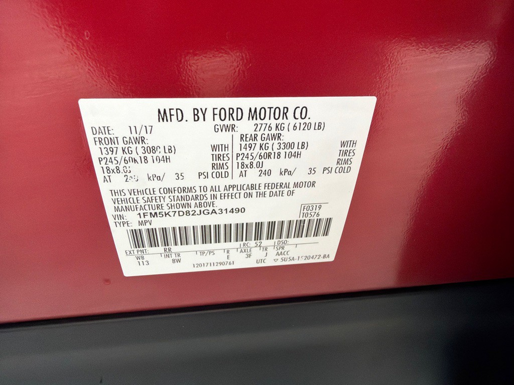 2018 Ford Explorer Image 10