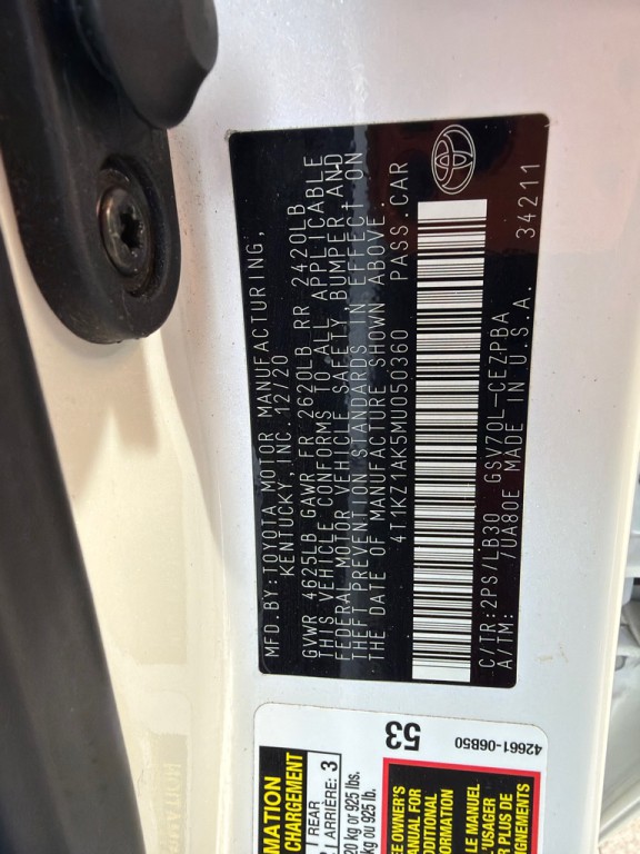 2021 Toyota Camry Image 9