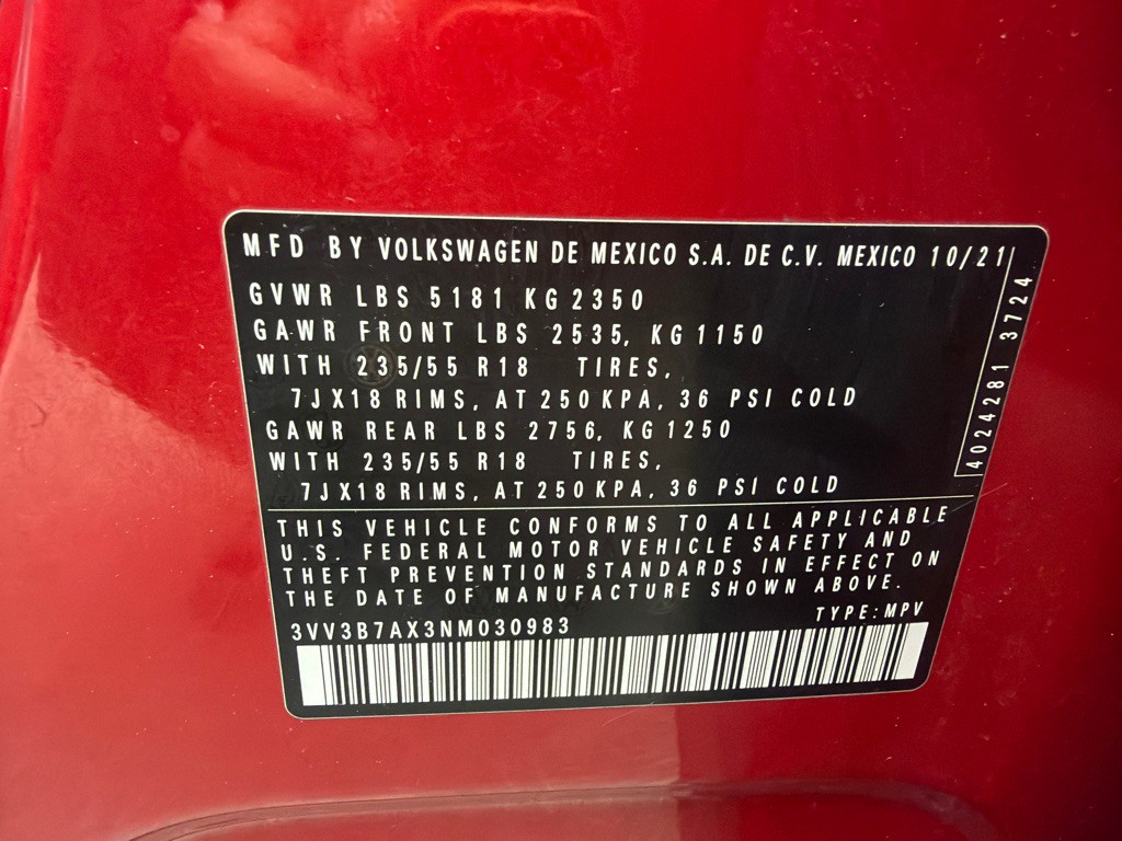 2022 Volkswagen Tiguan Image 10