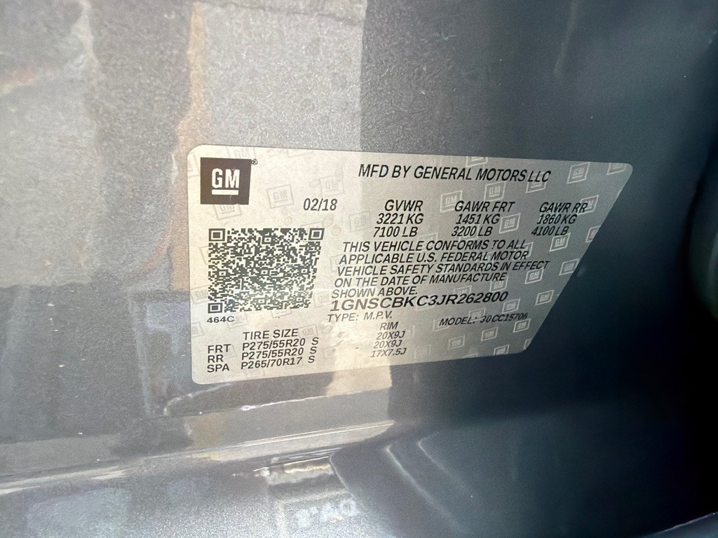 2018 Chevrolet Tahoe Image 10