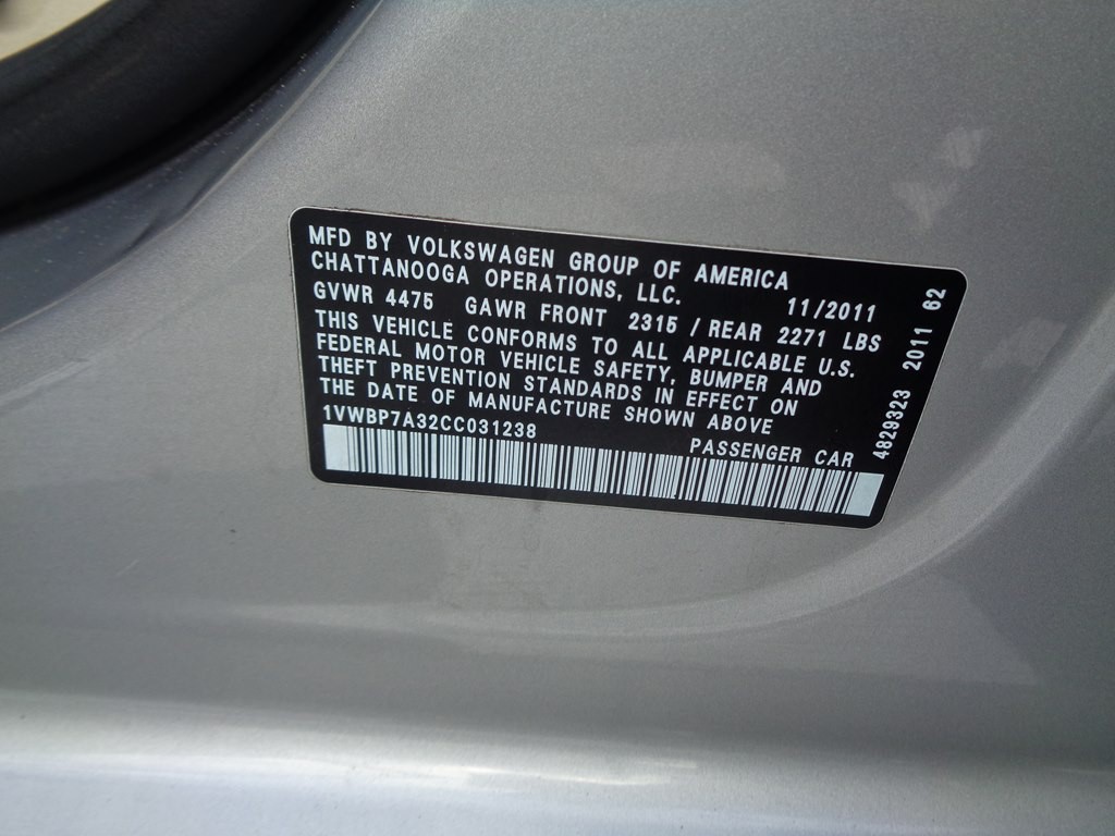 2012 Volkswagen Passat Image 79