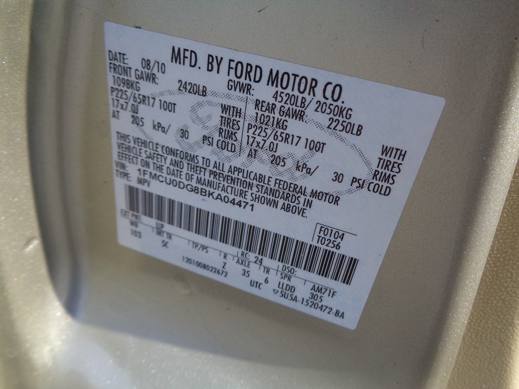 2011 Ford Escape Image 87