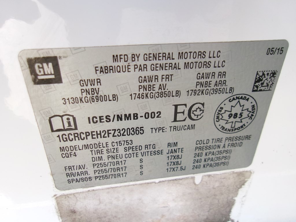 2015 Chevrolet Silverado 1500 Image 77