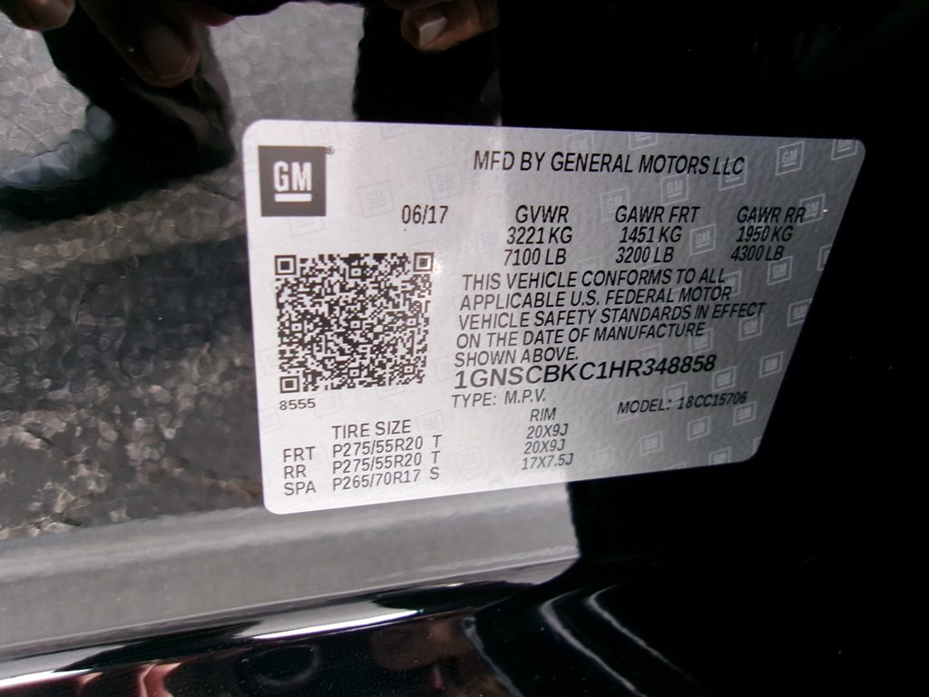 2017 Chevrolet Tahoe Image 136