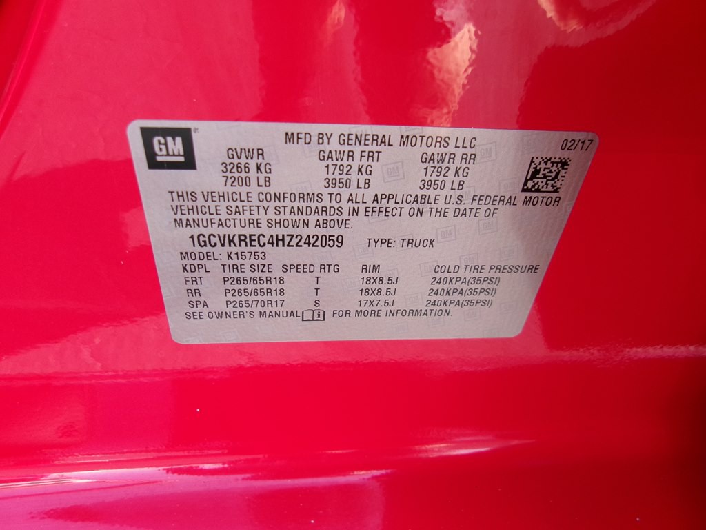 2017 Chevrolet Silverado 1500 Image 84