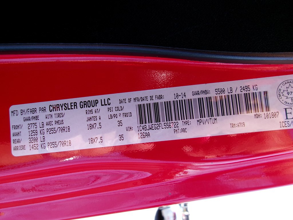 2015 Jeep Wrangler Unlimited Image 102