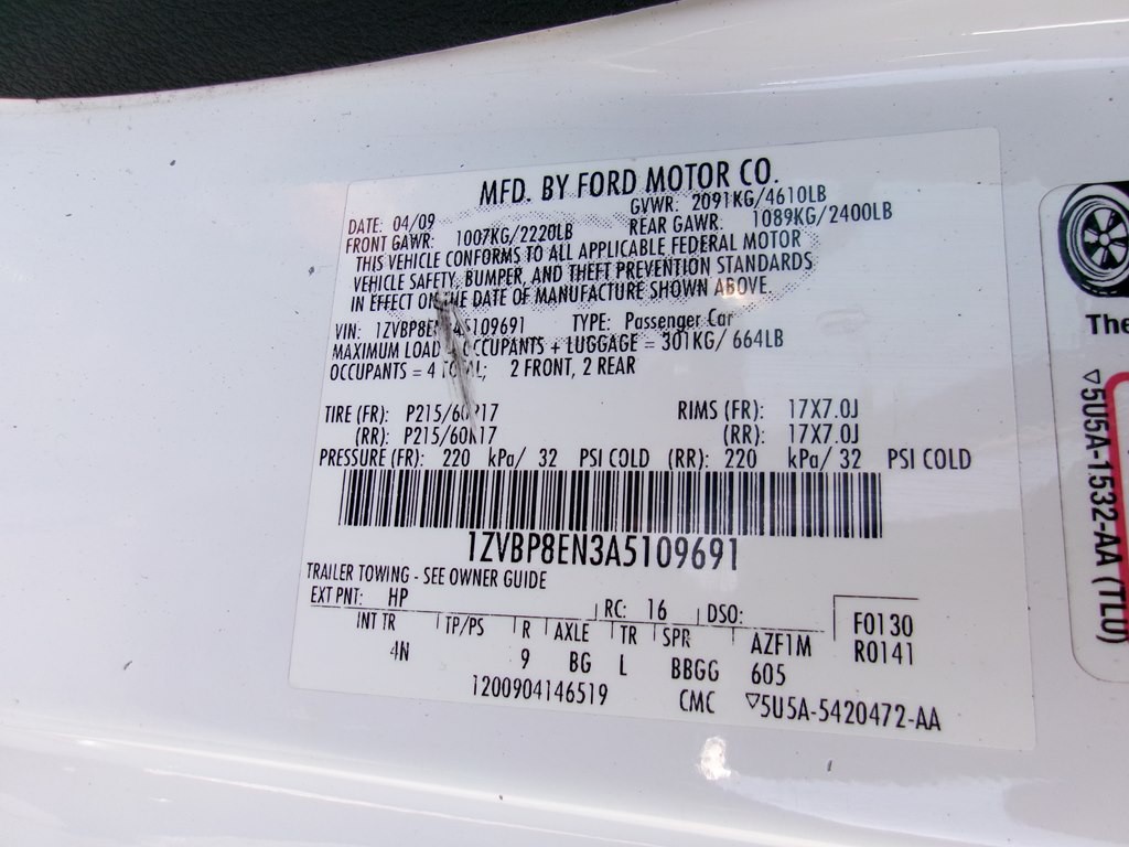 2010 Ford Mustang Image 85