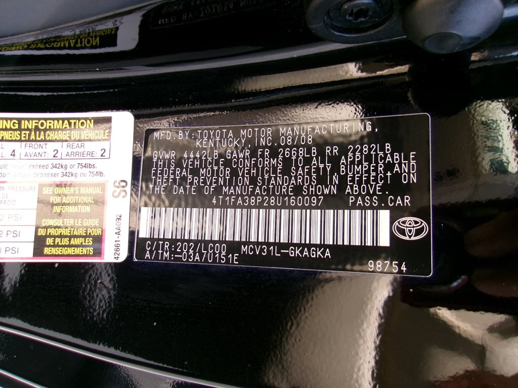 2008 Toyota Camry Image 87