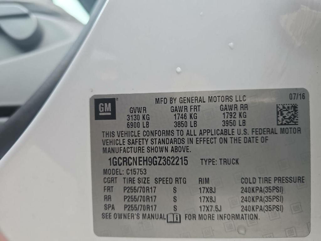 2016 Chevrolet Silverado 1500 Image 19